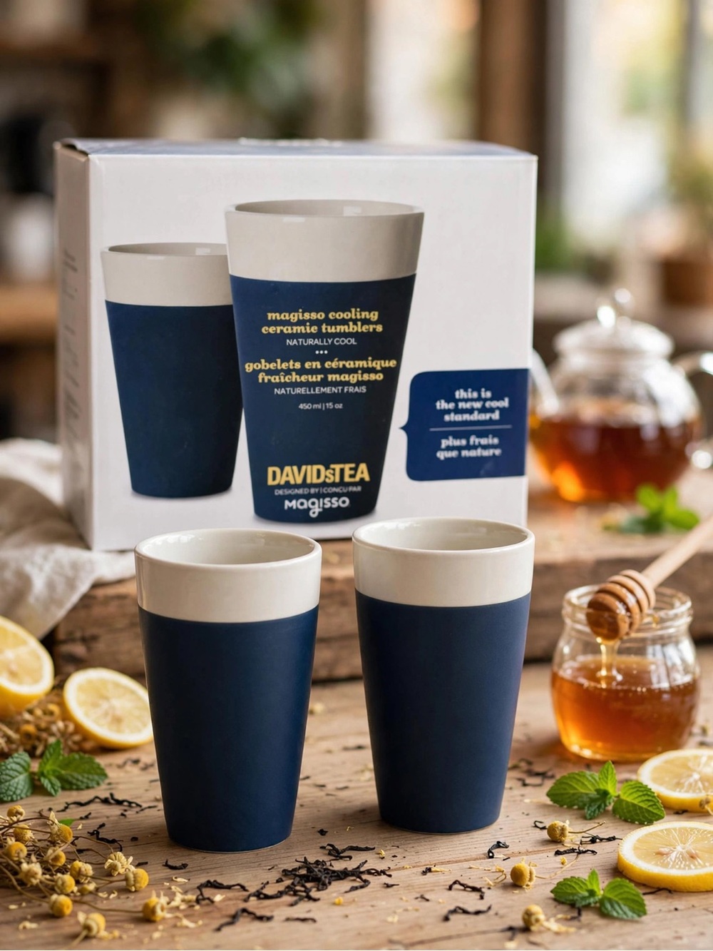 🆕 DAVIDsTEA Magisso Cooling Tumblers Set